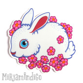 Flower Bunny White -vinyylitarra